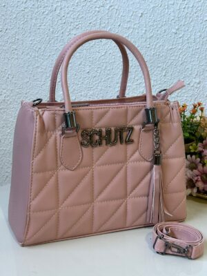 Bolsa Schu Lorena Média Matelasse Quadriculada