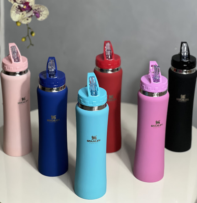 Garrafa De Água 3dRose Papa Bear Sports - 600ml Com 2 Tampa
