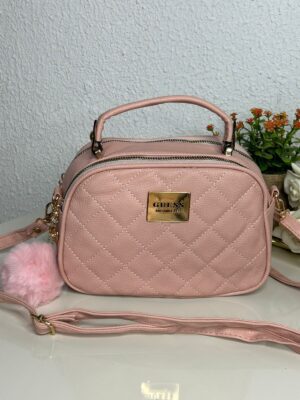 Bolsa Transversal Quadrada Guess C/ Pompom