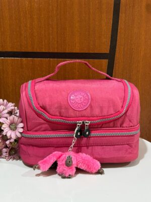 Lancheira Térmica Kipli Premium 2 Repartições (Acompanha Chaveiro Macaco Em Cores Aleatórias)