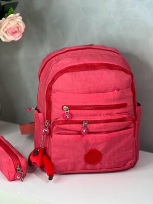 Mochila Kipli Impermeável 05 (Acompanha Chaveiro Macaco Em Cores Aleatórias) (NÃO Acompanha porta Lápis)